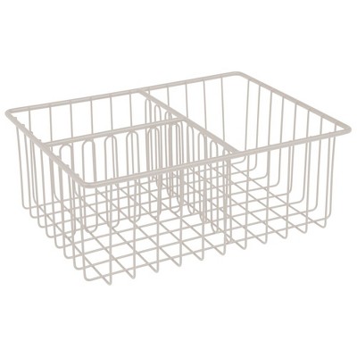 Mdesign Bathroom Farmhouse Metal Wire Storage Basket Organizer : Target
