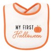 Hudson Baby Infant Cotton Terry Drooler Bibs with Fiber Filling 10pk, Holiday Birthday, One Size - 4 of 4