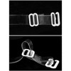 Allegra K Clear Bra Straps Soft Transparent Fashion Secrets Bra Strapless Replacement Invisible Shoulder Straps Clear-5 pairs Width: 1 cm/ 3/8" - 3 of 4