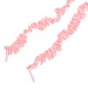 INSPIRE CHIC Ruffled Ribbon Solid Color Pleated Elastic Shoe Strings for Sneakers 2 Pairs fleece - 2 of 4