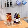 Attop 2-Piece Acrylic Tray Set 16x12 and 15.4x11.9 Inch Clear Deluxe Tray Non-Slip, Scratch-Resistant, Spill-Resistant - 2 of 4