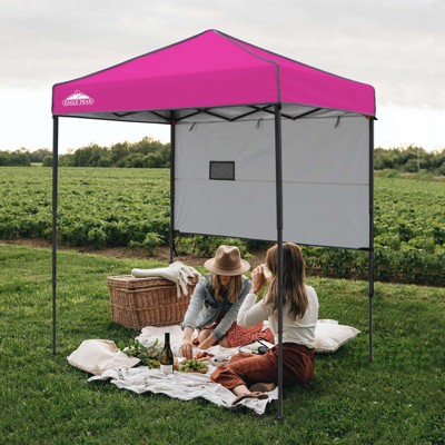 EAGLE PEAK 6'x4'Instant Pop Up Canopy with Adjustable Sun Wall