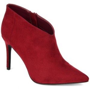 Journee Collection Womens Demmi Inside Zip Stiletto Booties - 1 of 4