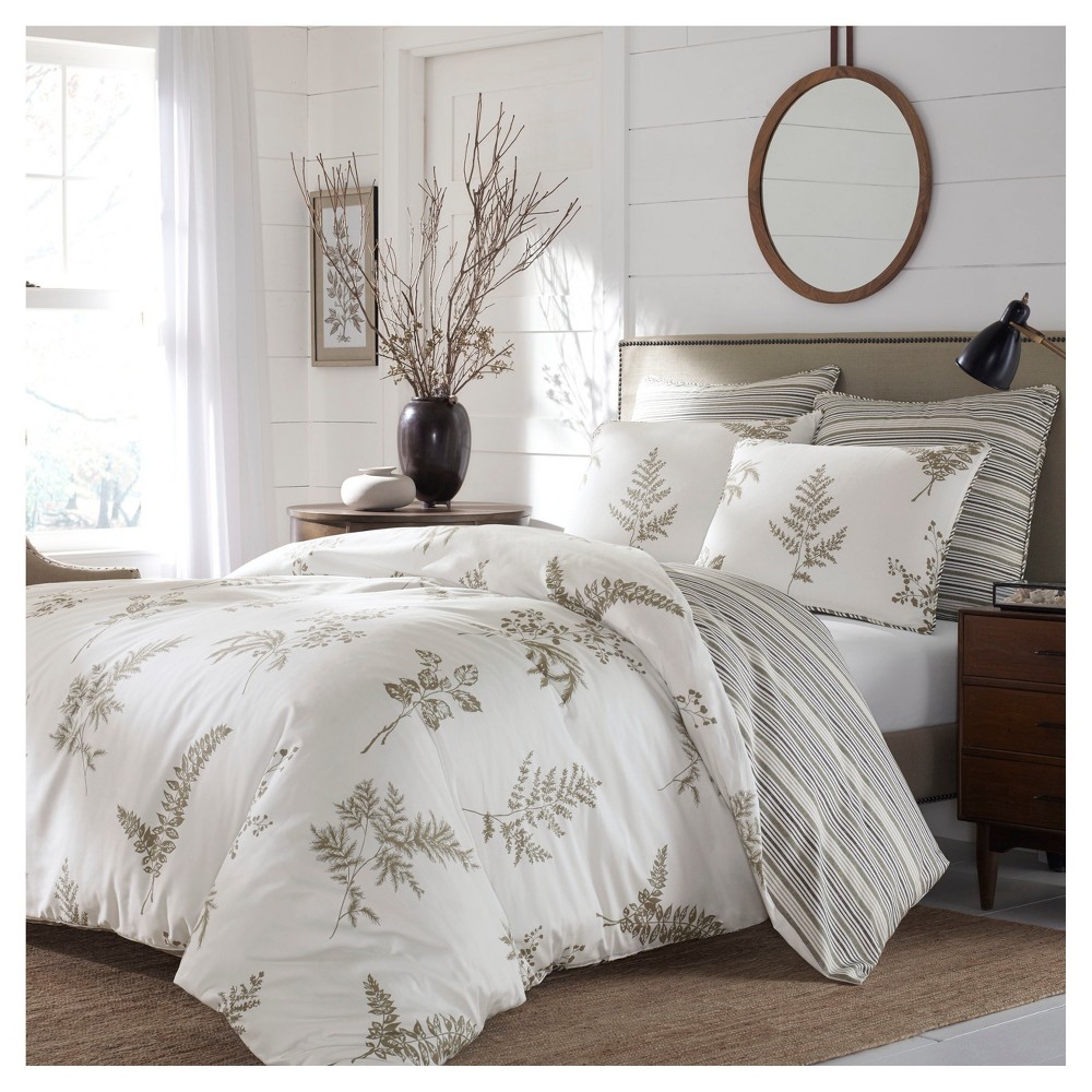 Photos - Bed Linen Willow Duvet Cover Set  - Stone Cottage(King)
