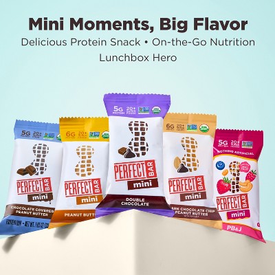 Perfect Bar Double Chocolate Mini Protein Bars - 7oz/8ct