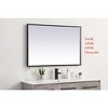 Elegant Lighting Pier 27x30 inch LED Mirror with Adjustable Color Temperature 3000K/4200K/6400K in Black - 3 of 4