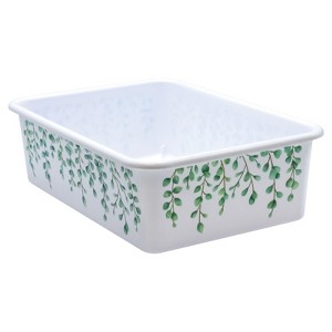 Teacher Created Resources Eucalyptus Large Plastic Storage Bin (Pack of 2) - 1 of 1