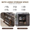 SinCiDo Farmhouse 60"Dressing Table with Sliding Barn Door and 4 Drawers,Drawer Cabinet Living Room,Bedroom,Coffee Bar - 4 of 4