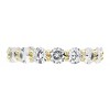 SHINE by Sterling Forever Sterling Silver CZ Eternity Band Ring - 2 of 2