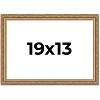 PosterPalooza | 19x13 Wood Antique Frame with UV Acrylic, 4 Finishes: Bronze, Gold, Silver, and Black - 2 of 4