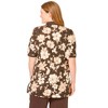 Woman Within Plus Size Elbow-Sleeve Polo Tunic - 3 of 4