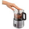 Proctor Silex 3.5 Cup Food Chopper Gray - 72870: Electric Veggie Chopper & Dicer, Dishwasher-Safe, 350W, Silver - 3 of 4