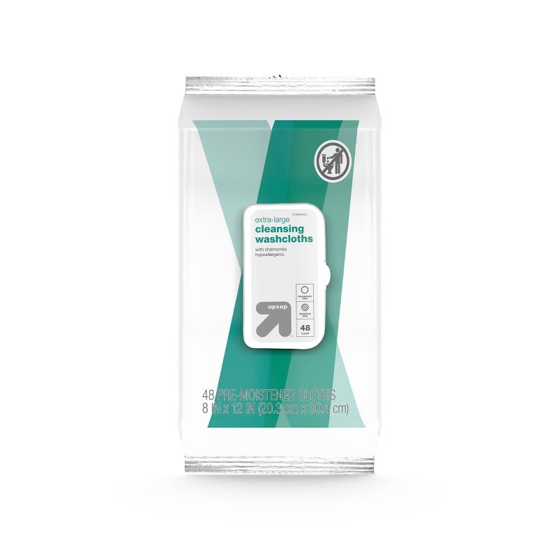 Extra Large Cleansing Cloths - 48ct - up &#38; up&#8482;, 6 of 8