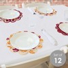 Big Dot of Happiness Fall Friends Thanksgiving - Friendsgiving Party Round  Table Decorations - Paper Chargers - Place Setting For 12