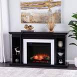 Layden Fireplace with Bookcase - Aiden Lane
