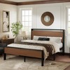 Allewie Platform Bed Frame with Wooden Headboard and Footboard, Heavy Duty 12 Metal Slats Support, No Box Spring Needed, Under Bed Storage, Non-Slip, Noise Free, Easy Assembly - 3 of 4