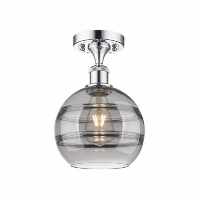 Rochester - 1 Light Semi-Flush Mount In Industrial Style-11.13 Inches Tall and 8 Inches Wide