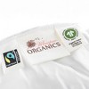 Whisper Organics 500 Thread Count Organic Cotton Pillow Protector Set – Soft, Breathable & Durable – White - 4 of 4
