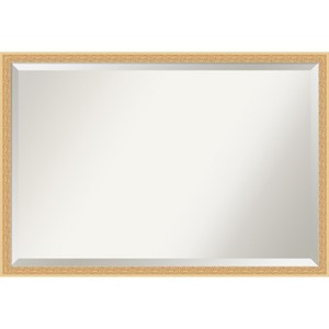Amanti Art Bethany Beveled Wood Framed Bathroom Vanity Wall Mirror - 1 of 4