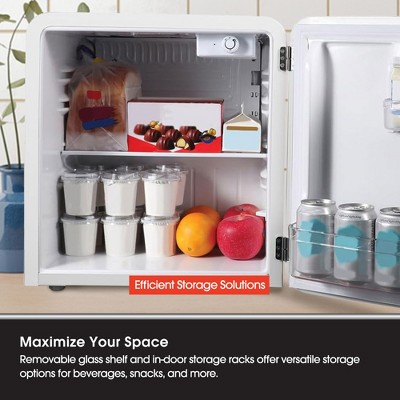 Magic Chef 1.6 cu ft White Retro Mini Fridge