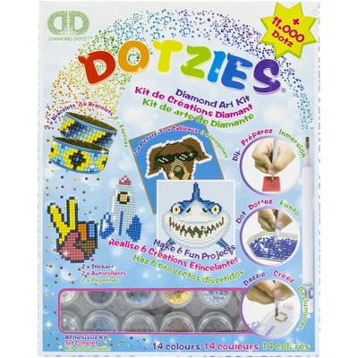 Diamond Dotz DOTZIES Variety Kit 6 Projects-Blue