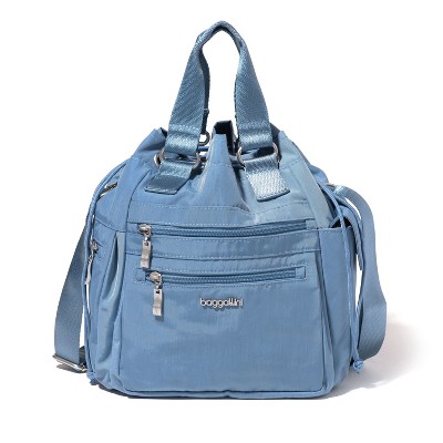 baggallini Modern Everywhere Drawstring Crossbody Bucket Bag