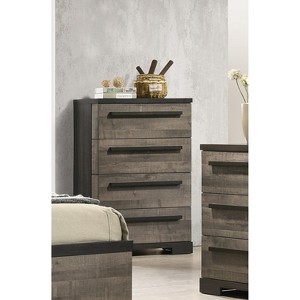 NicBex 2/4 Drawer Vertical Dresser for Bedroom,Wooden Chest of Drawers for Living Room,Entryway,Hallway,Brown - 1 of 4
