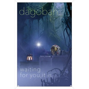 Trends International Star Wars: Dagobah - Visit Dagobah by Russell Walks 23 Framed Wall Poster Prints - 1 of 4