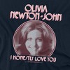 Olivia Newtonjohn I Honestly Love You Adult T-Shirt - 2 of 4