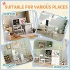 32'' Kids Table and Chair Set, 3 in 1 Kids Art Table and Chair Set for 3-8 Years, White - 2 of 4