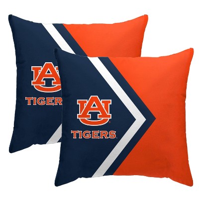 NCAA Auburn Tigers Side Arrow Poly Span Throw Pillow - 2pk