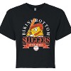 Women's - Spongebob Squarepants - Bikini Bottom Sluggers Cropped Graphic T-Shirt - 2 of 4