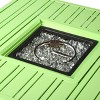32" Square Aluminum 37000 BTUs Propane Fire Table with 2 Covers - Oakland Living
 - 4 of 4