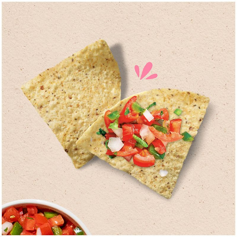 Late July Snacks Thin and Crispy Organic Tortilla Chips with Chia and Quinoa - 10.1oz, 2 of 8