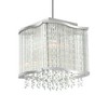 CWI Lighting Elsa 3 Light Drum Shade Mini Pendant With Chrome Finish - 2 of 3