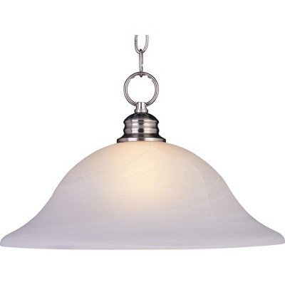 Maxim Lighting Essentials - 9106x 1 - Light Pendant in  Satin Nickel