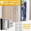 DOMETOUR Home Security Door Reinforcement Lock, Childproof Flip Latch for Kids Safety, Night Lock for Front Door - 2 of 4