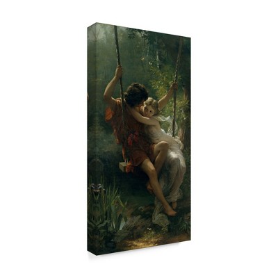 Trademark Fine Art -Pierre Auguste Cot 'Springtime, 1873 ' Canvas Art
