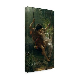 Trademark Fine Art -Pierre Auguste Cot 'Springtime, 1873 ' Canvas Art - 1 of 4
