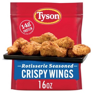 Tyson Rotisserie Seasoned Restaurant Style Crispy Wings - Frozen - 16oz - 1 of 4
