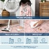 8x10 Pink Floral Rug, Machine Washable Area Rug with Non-Slip Backing, Low Pile Carpet for Living Room Bedroom Modern Farmhouse Style - 4 of 4