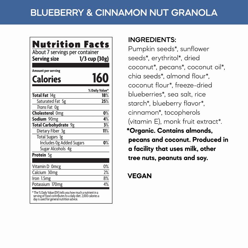 Nature&#39;s Path Ketola Crunch Organic Blueberry Cinnamon Granola - 8oz, 5 of 6