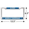Middle Tennessee State Alumni Logo Full Size Standard License Plate Metal Frame - 4 of 4