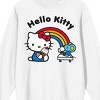 Hello Kitty Ice Cream Party Juniors White Long Sleeve Shirt - 2 of 3