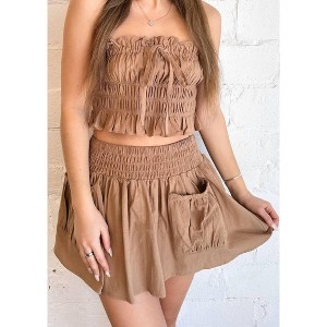 Women's Set Me Up Skirt - day + moon - 1 of 2
