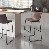 Zuo Smart Barstool (Set of 2) Vintage Espresso - 3 of 4