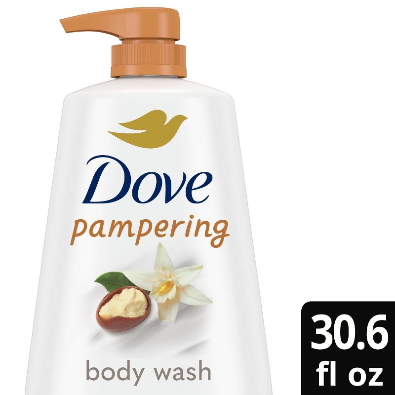 Dove Beauty Pampering Body Wash Pump - Shea Butter &#38; Vanilla - 30.6 fl oz, 1 of 16