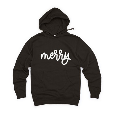 Simply Sage Market Women's Graphic Hoodie Merry Bold Cursive