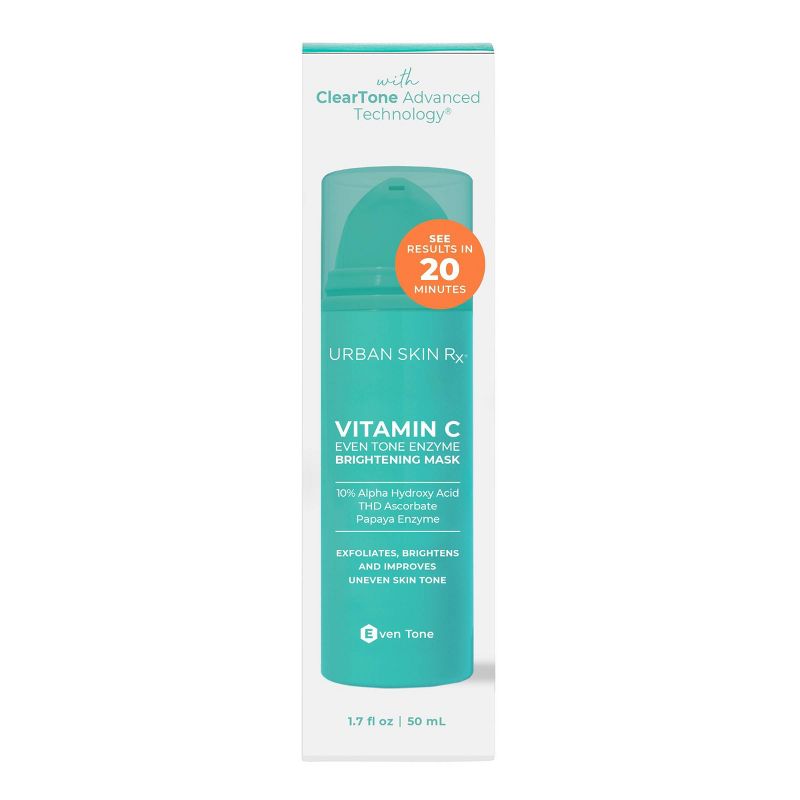 Urban Skin Rx Vitamin C Even Tone Enzyme Brightening Mask - 1.7 fl oz, 3 of 8