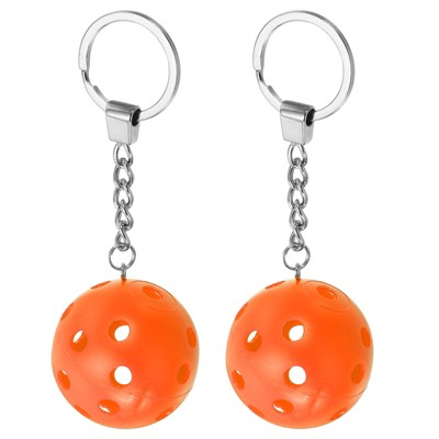 Unique Bargains Mini Pickleball Ornament Keychains for Bag Luggage Tag